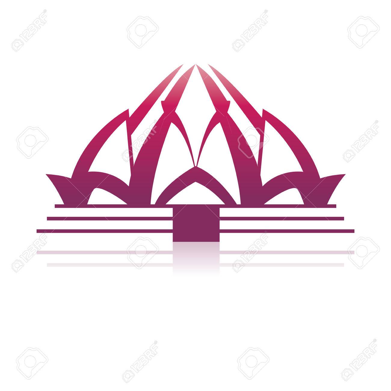 1300x1300 Lotus Temple Clipart