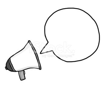 342x299 loudspeaker and speech bubble stock vectors