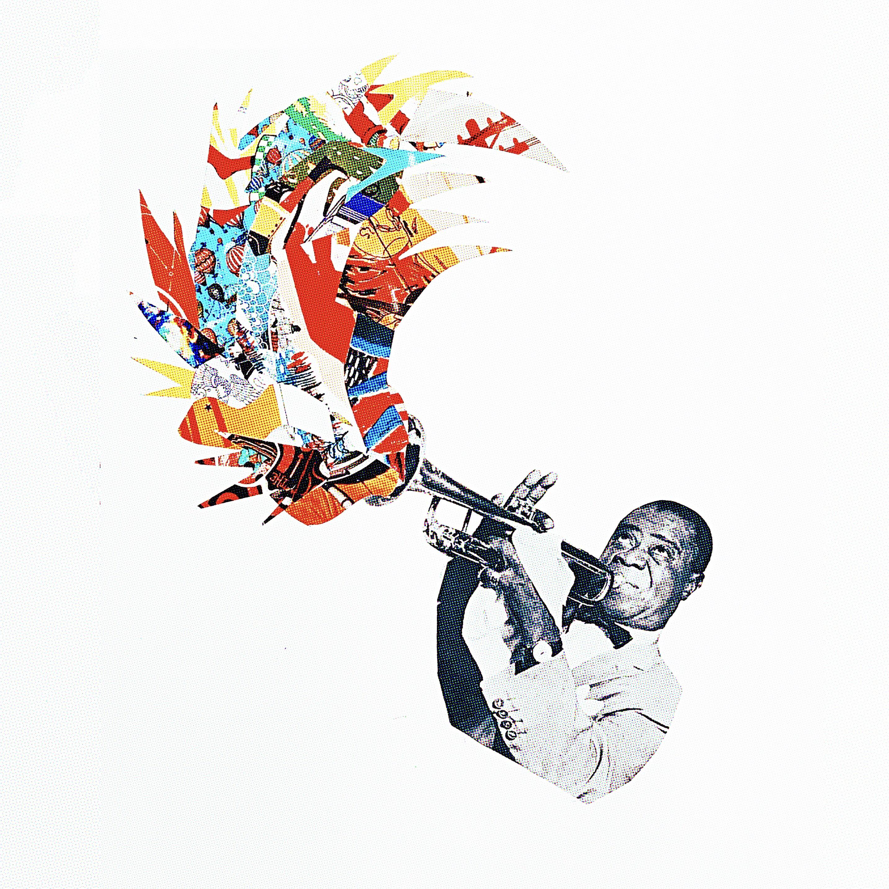 2867x2867 Overblow, A Louis Collage Jazz