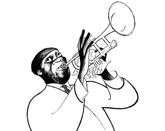 Louis Armstrong Drawing | Free download on ClipArtMag