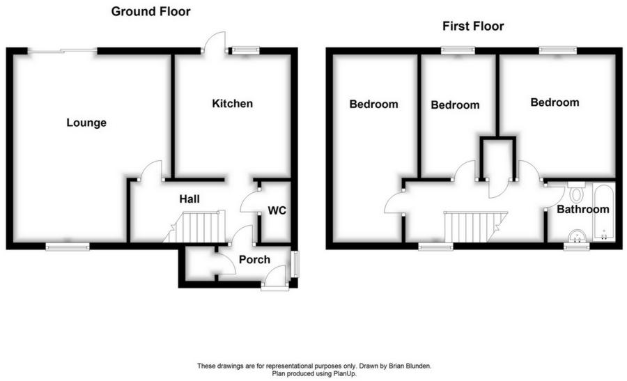 900x547 Bedroom Terraced House For Sale In Eddington Hill, Broadfield