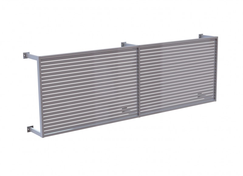 800x580 Fixed Louvre Slatted Screens