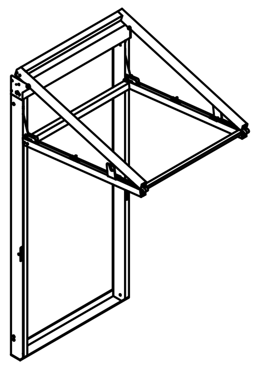 900x1300 Sol'art Cilium Folding Louvre