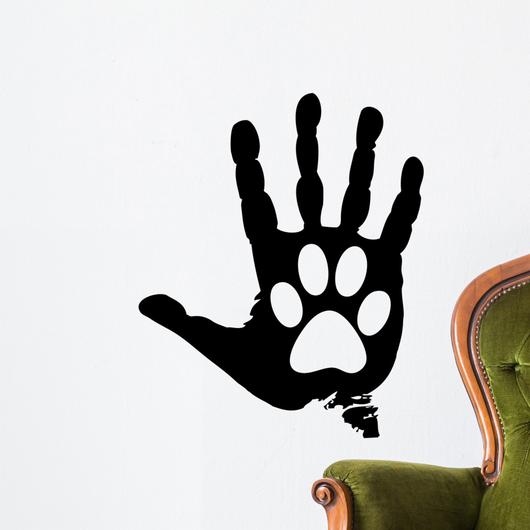 530x530 Love Animals Wall Decal