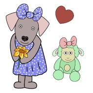 190x189 Cute Animals Drawing Fantasy Iphone Case Spreadshirt