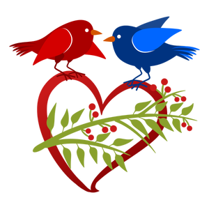 300x300 Free Clipart Images Love Birds