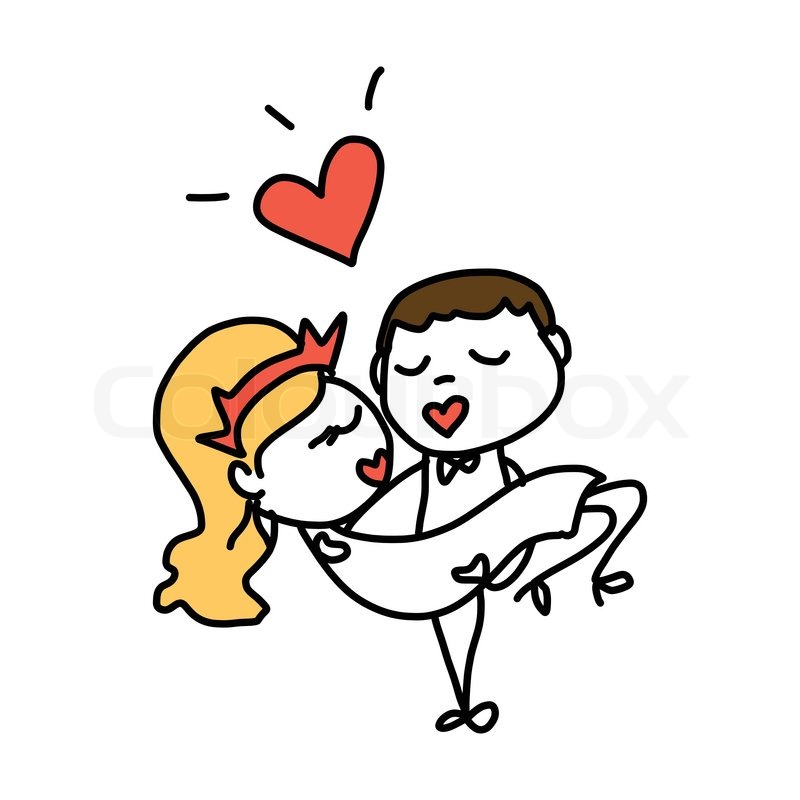 800x800 Hand Drawing Cartoon Abstract Love And Stock Vector Colourbox