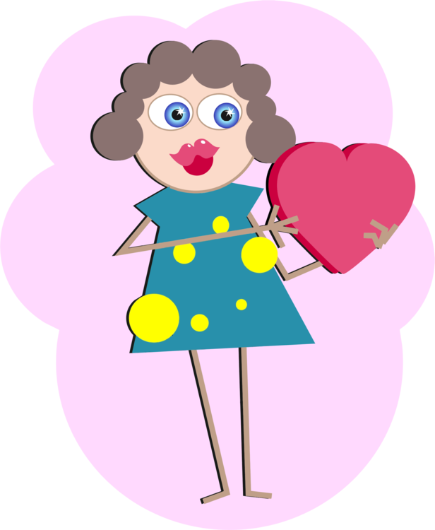 616x750 Love Cartoon Woman Female Drawing Cc0