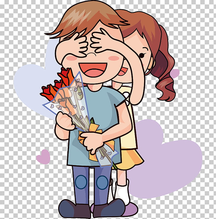 728x739 Cartoon Drawing Romance, Cartoon Couple Png Clipart Free