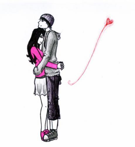 461x500 Love Couple Cartoon Free Download Clip Art