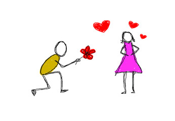 346x240 search photos illustration, vector, illustrate, married, couple