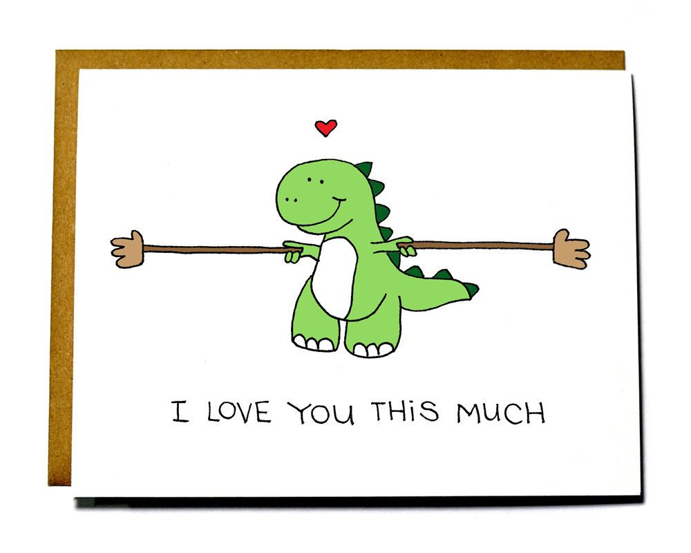 1000x800 Cute Dinosaur Love Drawing Cute Dinosaur Card
