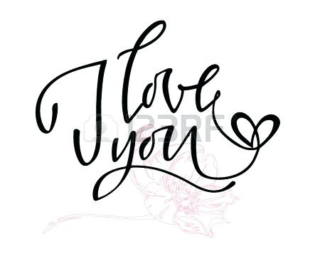 450x360 Drawing Of I Love You On A Heart Zupa