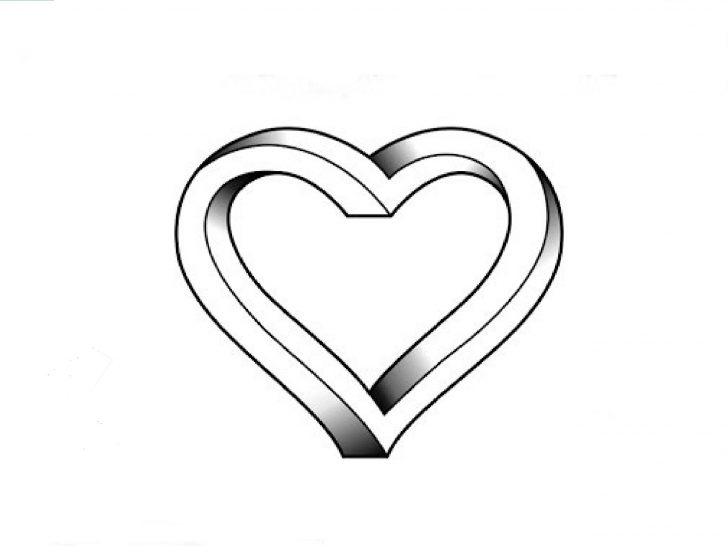 728x546 Heart Drawing Tutorial Effect For Love Images Line Iydunetwork