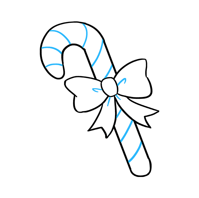 680x678 How To Draw A Candy Cane
