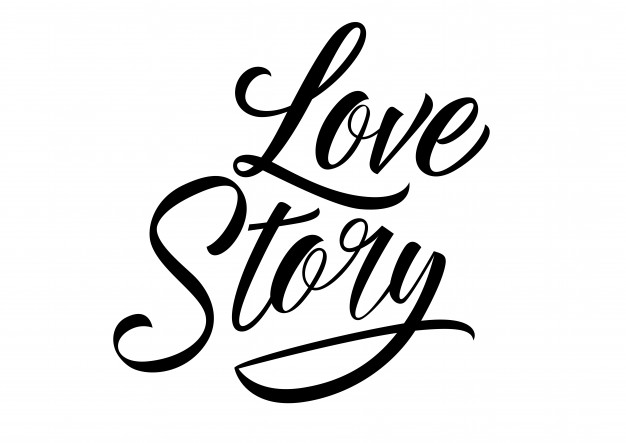 626x443 Love Story Lettering Vector Free Download