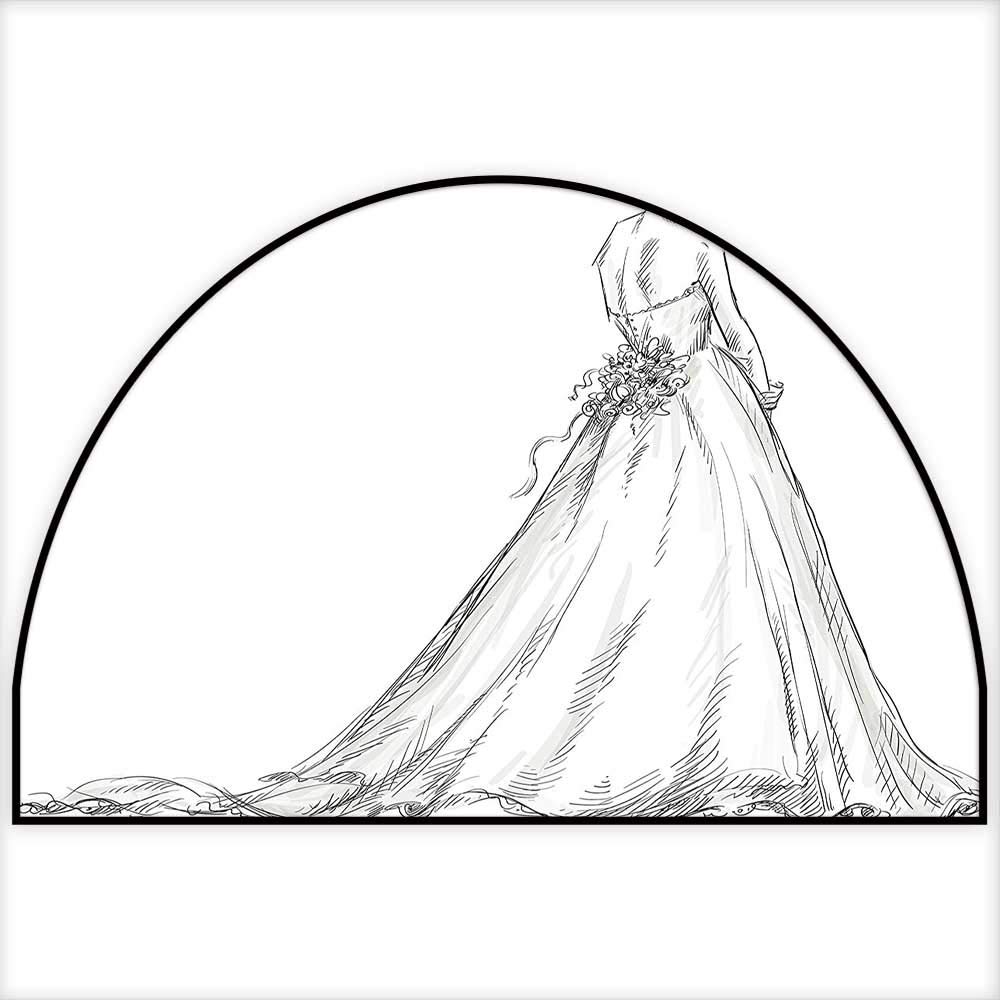 1000x1000 Semicircle Area Rug Fairytale Ending Of A Love Story