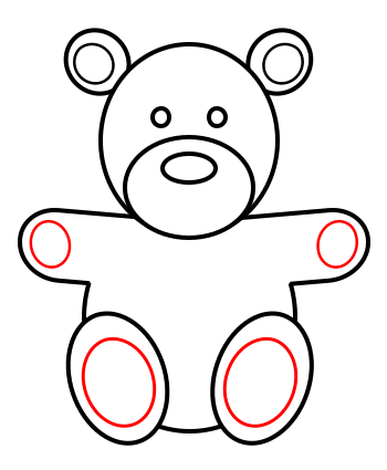 350x425 How To Draw A Teddy Bear Things I Want To Do