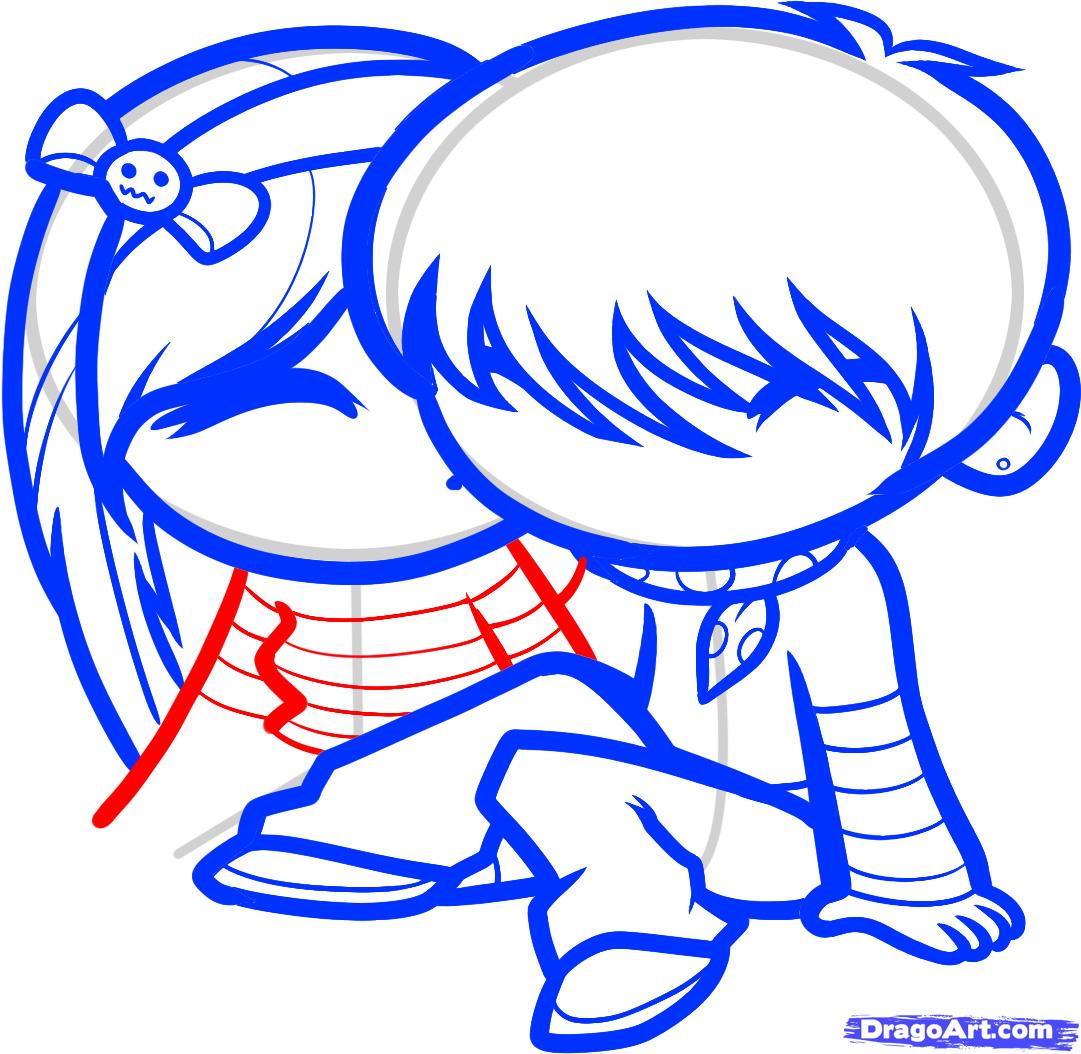 1081x1054 How To Draw Cute Love, Cute Love, Step