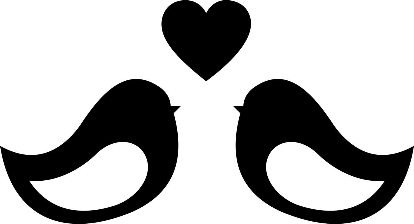 1386x750 Lovebird Heart Download Drawing Cc0