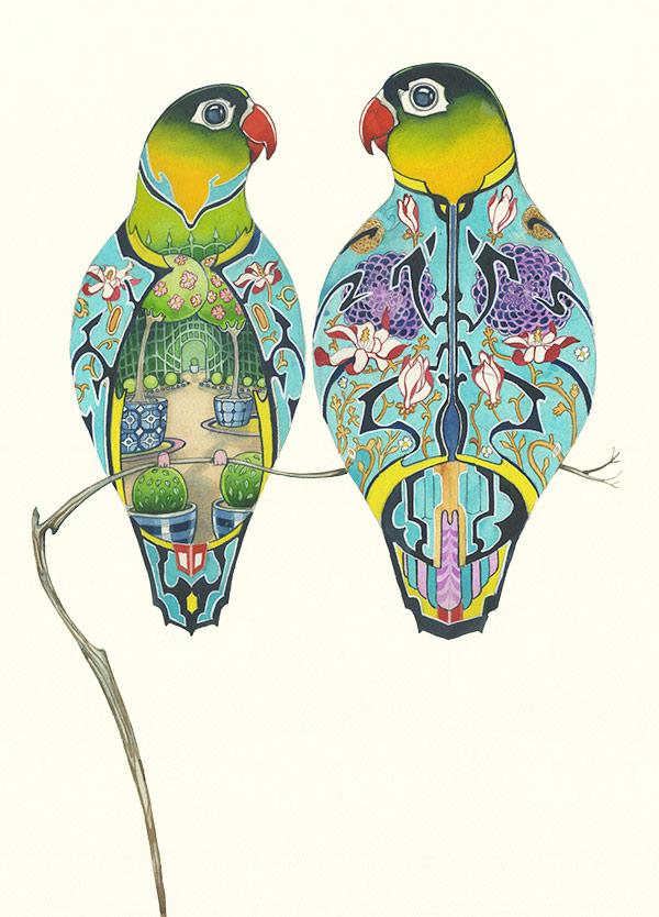 600x834 Lovebirds