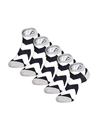 342x450 Buy Electroprime Men Pack Zig Zag Pattern Contrast Color No Show