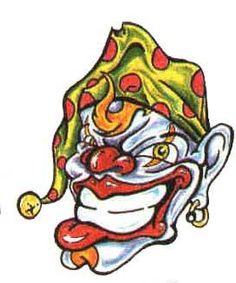 236x283 Best Clown Tattoo Drawings Images Clown Tattoo, Tattoo