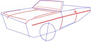 302x140 Drawing Printout How To Draw A Lowrider