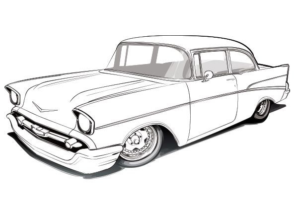 600x429 lowrider car coloring pages luxury best hotrod clip art images