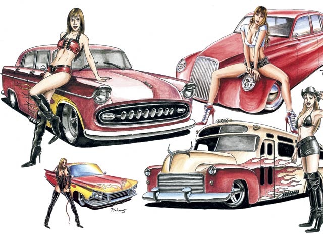 640x480 Lowrider Car Drawings And Paintings