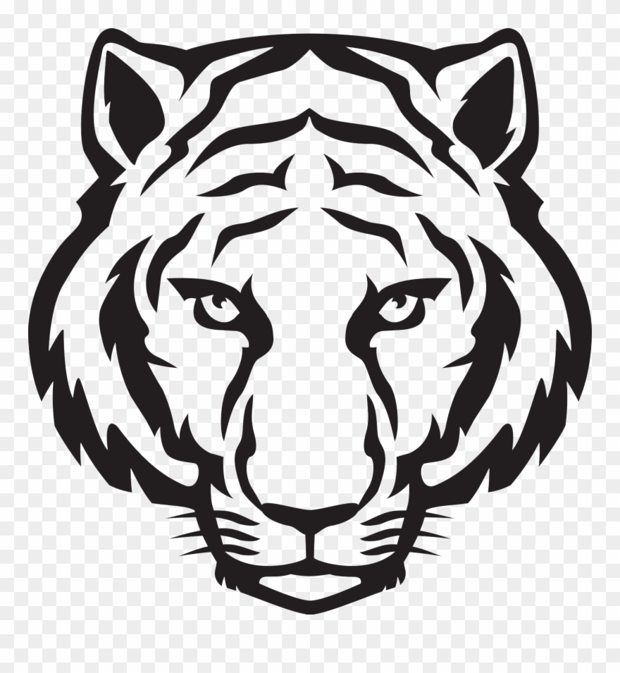 880x955 Tiger Face Png