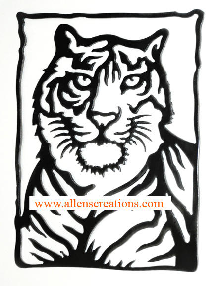 442x576 Tiger Head Is A Plasma Cut Metal Art Piece Designed For The Tiger