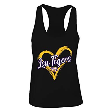 385x385 Fanprint Drawing Heart Lsu Tigers