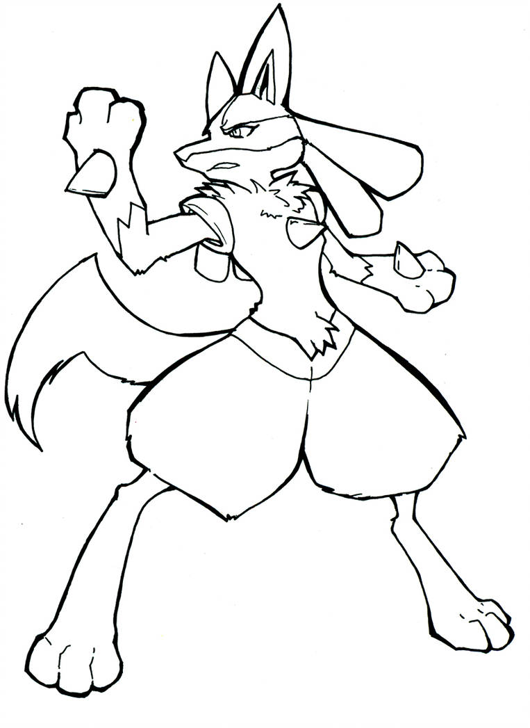 763x1047 Lucario Pose