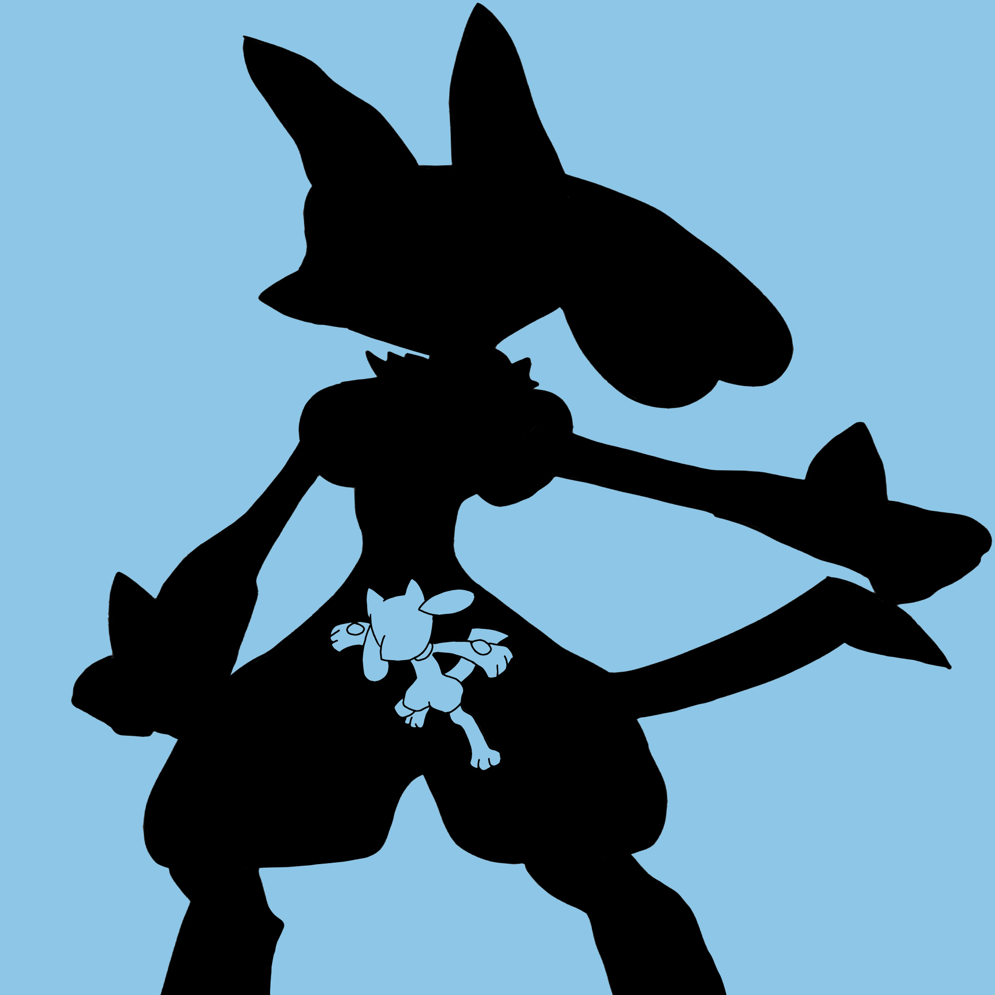 2000x2000 Lucarioriolu Evolution Digital Figure Drawing