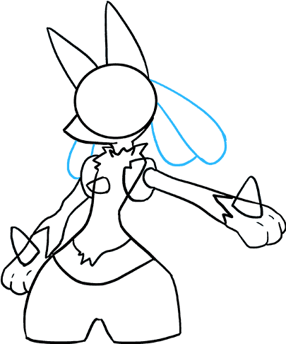 405x486 Download How To Draw Lucario