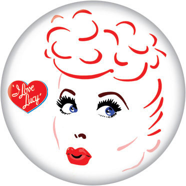 372x372 I Love Lucy Buttons