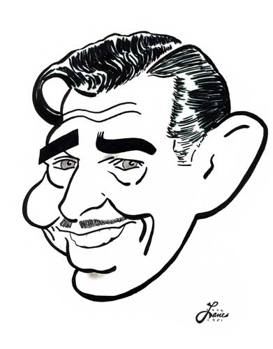 391x500 The Hollywood Brown Derby Charicatures