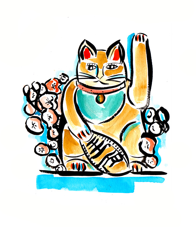 670x778 Lucky Cat