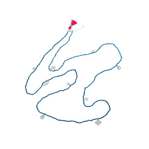 600x600 lucky eyes blue stone beaded long necklace with lucky charms