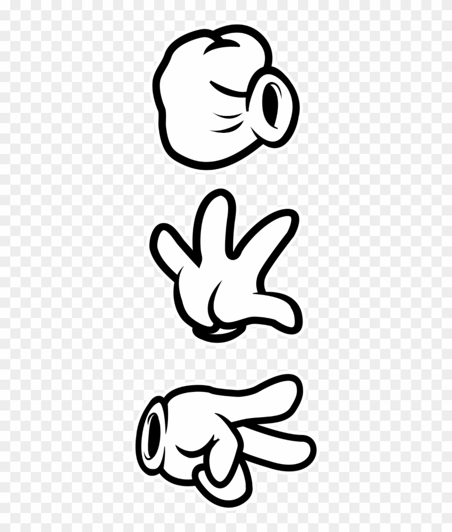 880x1037 Huge Collection Of 'mickey Mouse Hands Drawing' Download More