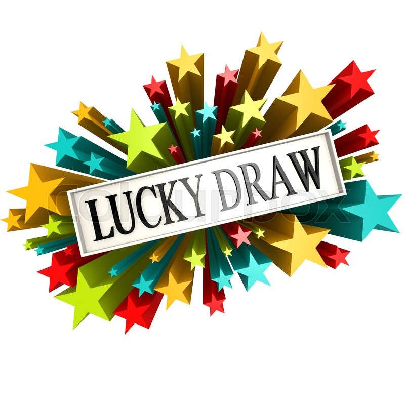 800x800 Lucky Draw Star Banner Image With Stock Image Colourbox