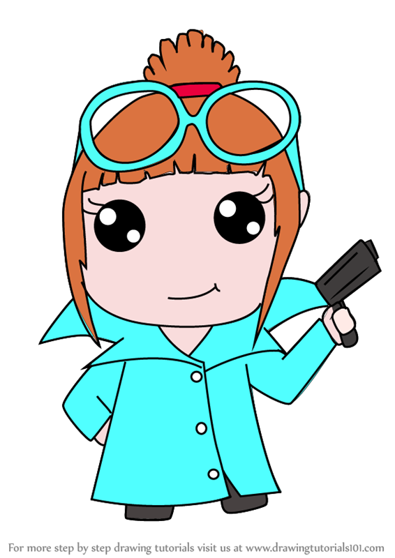 566x800 Learn How To Draw Kawaii Lucy Wilde From Despicable Me