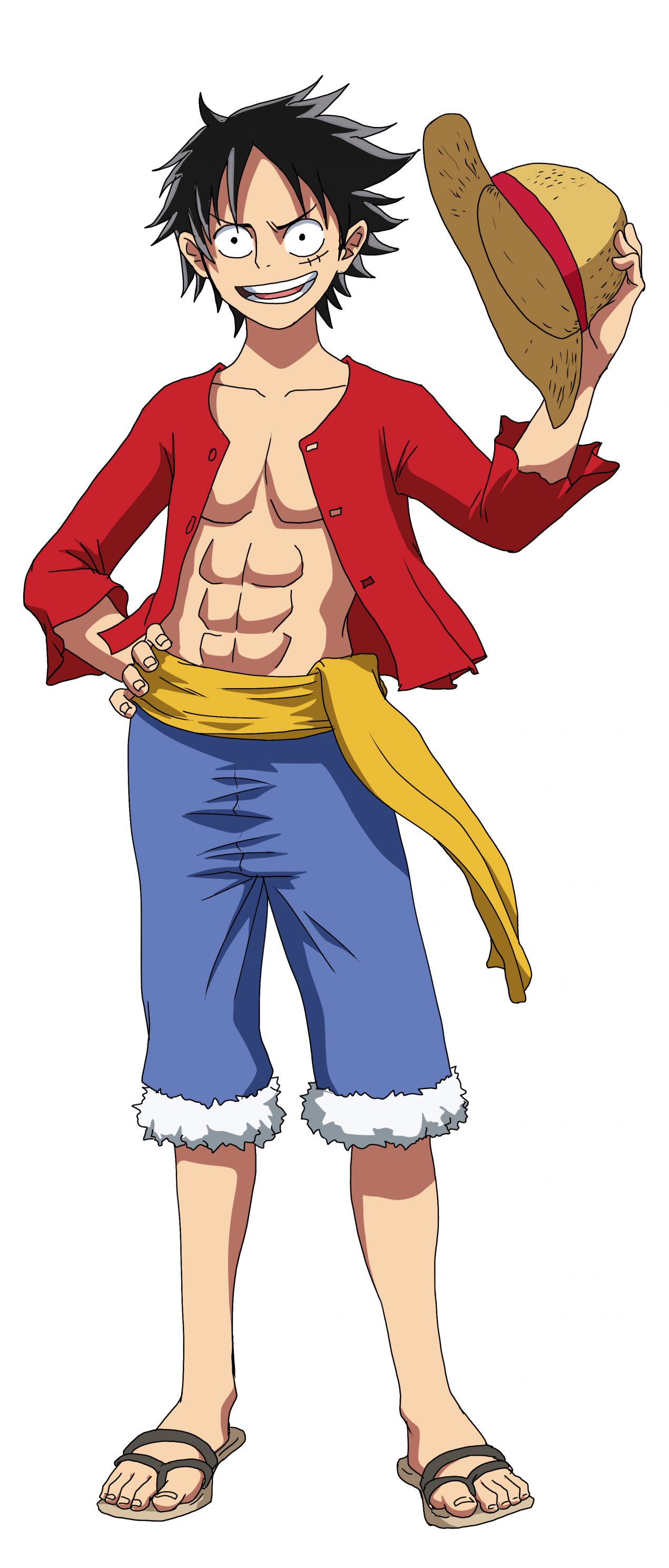 1270x2976 Learn To Draw Luffy From One Piece In Easy Steps