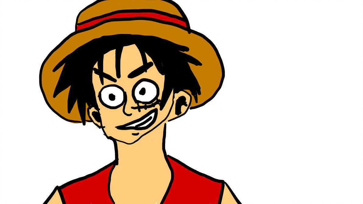 1192x670 Monkey D Luffy Drawing