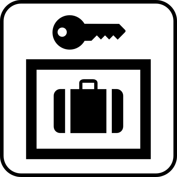 600x600 Luggage Storage Clip Art Free Vector In Open Office Drawing