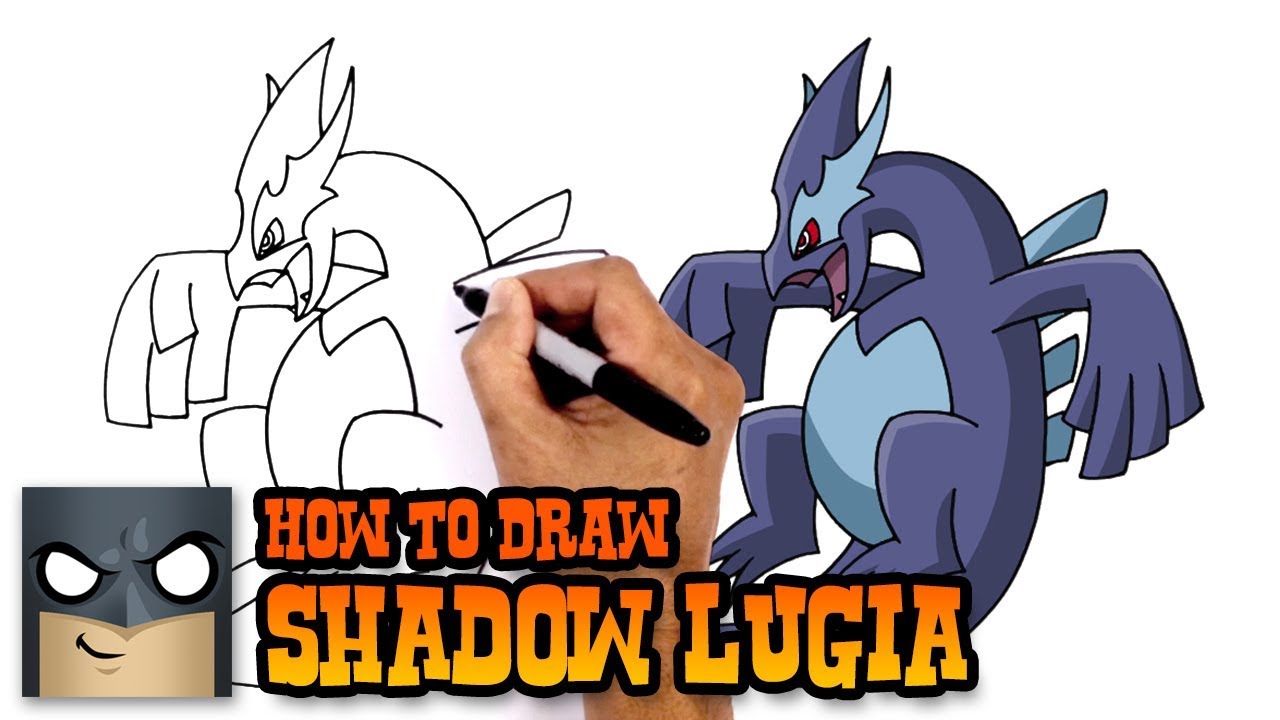 1280x720 How To Draw Pokemon Shadow Lugia Step
