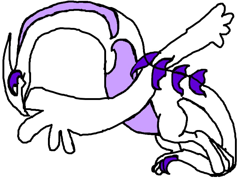 800x600 Mega Lugia An Abstract Speedpaint Drawing
