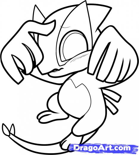 467x520 Step How To Draw Chibi Lugia