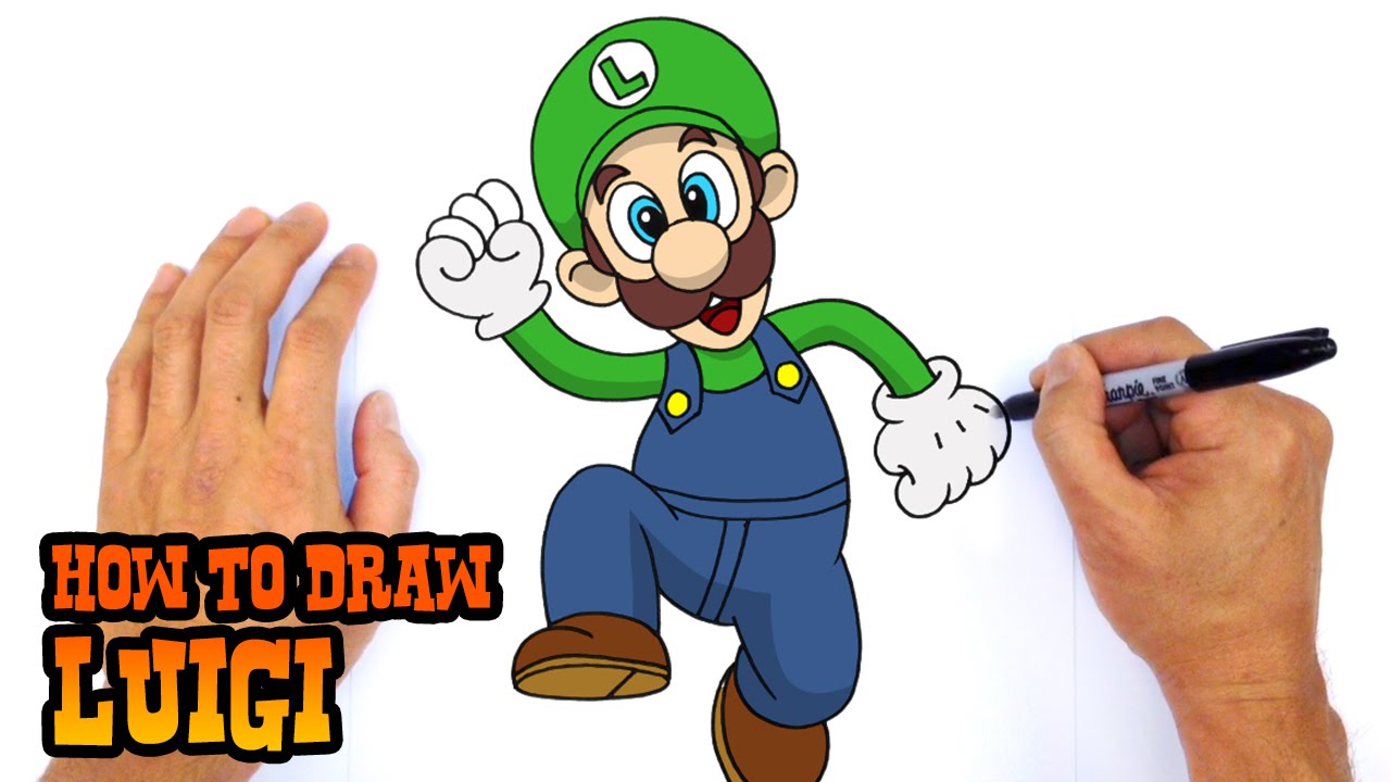 1280x720 How To Draw Luigi Mario Bros